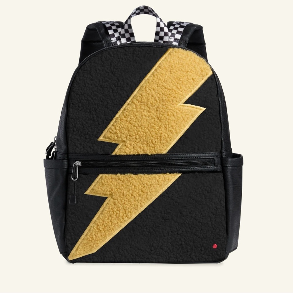STATE Kane Backpack Fuzzy Bolt ⚡️ Ages 4-8 ⚡️NWT